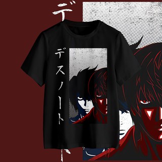 Death Note - เสื้อยืดลายการ์ตูนญี่ปุ่น Unisex