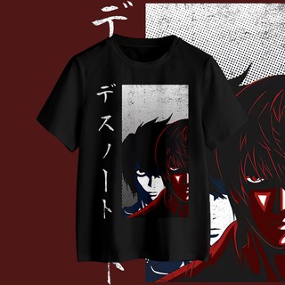 Death Note - เสื้อยืดลายการ์ตูนญี่ปุ่น Unisex