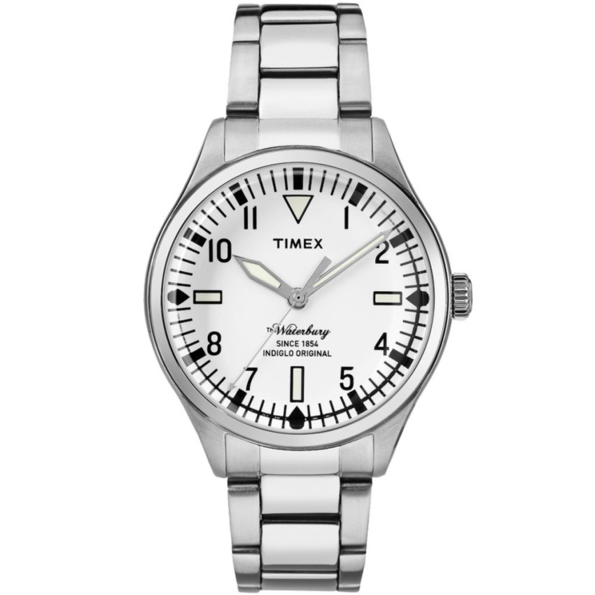 Timex Waterbury TW2R25400 นาฬิกาข้อมือสำหรับผู้ชาย สาย Stainless