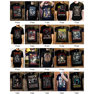 XLAGE SIZE AVAILABLE AC DC Metallica GNR KISS SLIPKNOT A7X  เสื้อยืด เสื้อวง ผ้าหนานุ่ม ไม่หดไม่ย้วย มาตราฐาน NTS แบรนด์