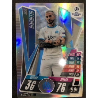 2020-21 Topps Chrome Match Attax UEFA Champions League Europa League Soccer Marseille