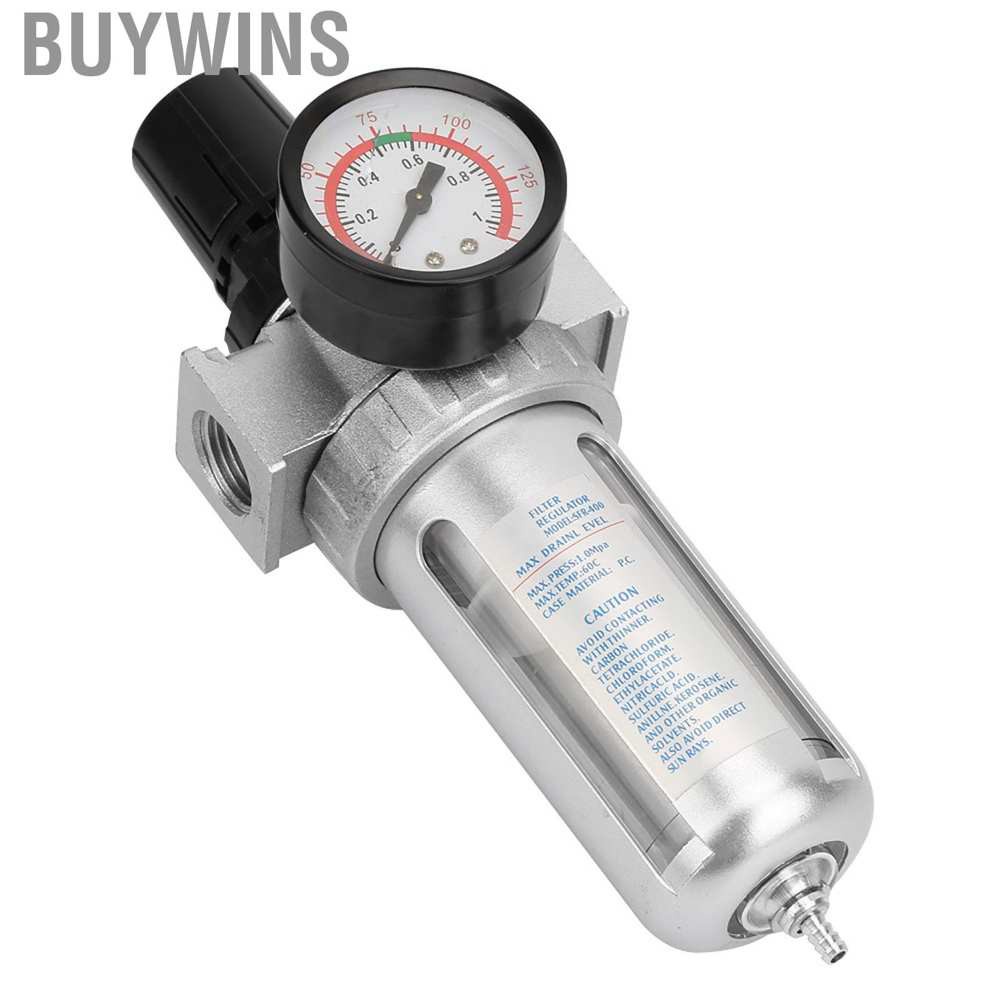 Buywins BSP 1/2 Air Compressor Moisture Water Trap Filter Regulator