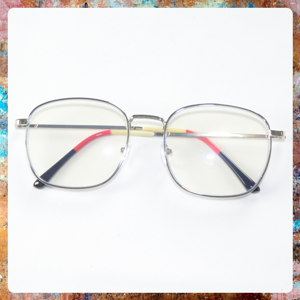 แว่นสายตาสั้น 1ฟรี5 รับประกัน1ปี แว่นตา แว่นสายตาสั้นกรองแสงสีฟ้า ค่าสายตาสั้น-750