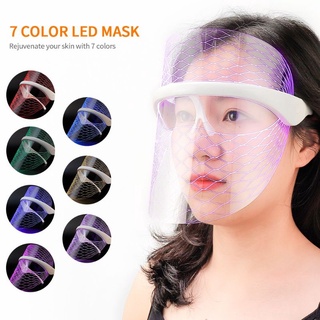 LED Mask 7 สี หน้ากากแสงบำบัด หน้ากากมาร์คหน้า LED