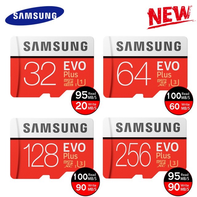 Samsung EVO Micro SD Card 256GB 1024GB 32GB 64GB 128GB Micro SDXC C10 Memory Card