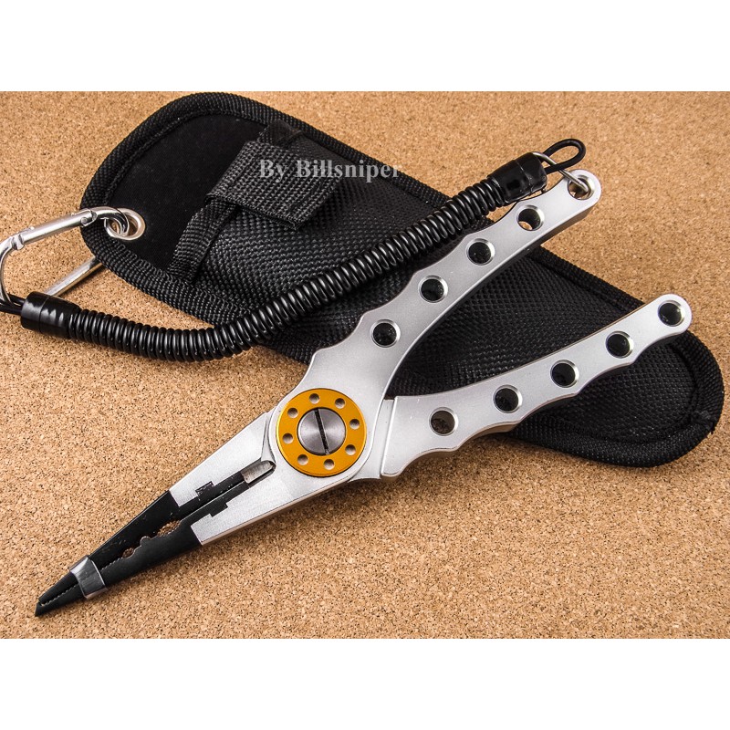 คีมอลูมีเนียม 8 นิ้ว พร้อมซอง+สายเซฟตี (คีมตกปลา) - รูปที่ 2