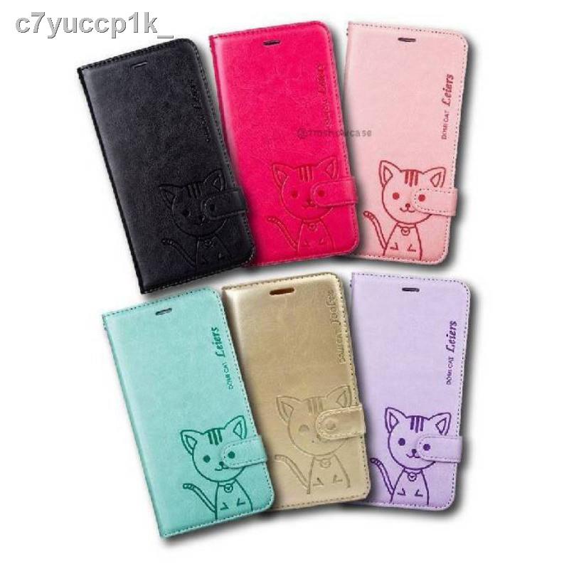 ✔☎เคสฝาพับDomi cat Realme C12/Realme C15/Realme C17/Realme5/Realme C11/Realme7pro/Realme7 5G/Realme3