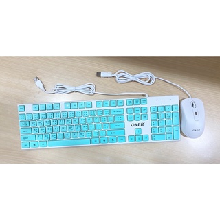 OKER KM-378 CHOCOLATE KEYBOARD&amp;MOUSE COMBO