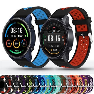 22mm Watch Band For Xiaomi MI Watch Color Sport Global Strap Quick Release Silicone Watchbands Bracelet Wristband