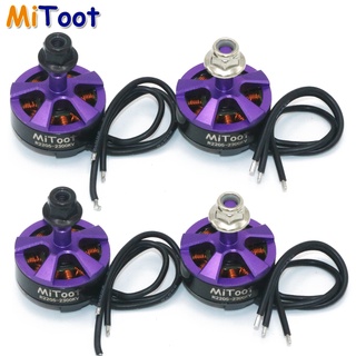 มอเตอร์ไร้แปรงถ่าน Mitoot R2205 2300KV CW CCW สําหรับโดรน คอร์ดคอปเตอร์วิทยุบังคับ FPV 4 ชิ้นต่อล็อต