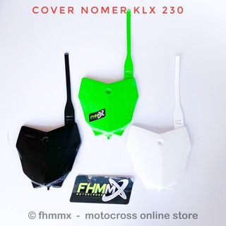 Klx 230. ฝาครอบป้ายทะเบียนรถยนต์