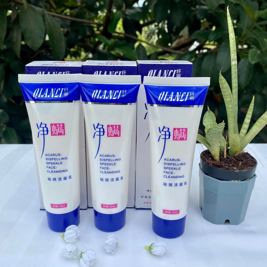 โฟมล้างหน้า Qianli Acarus Dispelling Speekle Face Cleansing 100ml