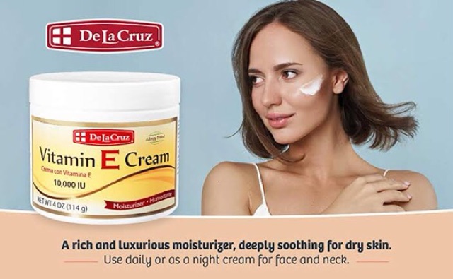 de la cruz moisturizer vitamin e cream