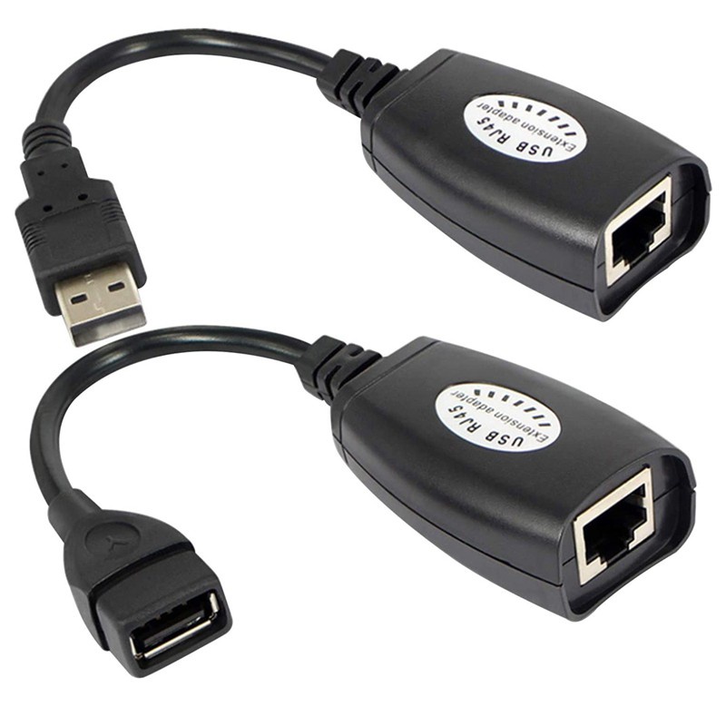 USB to RJ45 RJ 45 LAN Cable Extension Adapter Extender USB to Network Port เครื่องขยายสัญญาณ