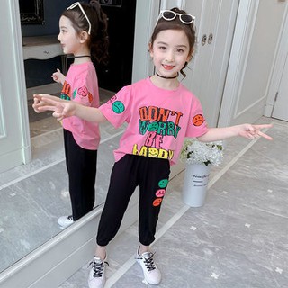 ❤ ชุดฤดูร้อนของเด็กผู้หญิง, เสื้อผ้าเด็ก, ดาราเน็ต, สไตล์ตะวันตก, กีฬาฤดูร้อน, เสื้อผ้าอนุบาลแขนสั้นสำหรับสาวน้อย