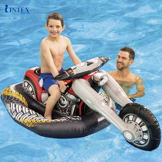 INTEX 57534 NP แพเป่าลมรูปมอเตอร์ไซค์ฮาเล่ย์ เทห์ไม่ซ้ำใคร Cruiser Motorcycle Inflatable Ride-On Pool Float