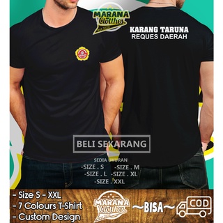 เสื้อยืดวินเทจเสื้อยืด พิมพ์ลายโลโก้ Karang Taruna Reques Regional สําหรับผู้ชายS-3XL