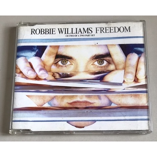 ซีดีซิงเกิ้ล ลิขสิทธิ์ ของแท้ มือ 2 สภาพดี...ราคา 350 บาท “Robbie Williams” ซิงเกิ้ล "Freedom" *Made in UK*