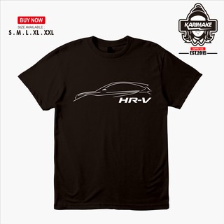 เสื้อยืด พิมพ์ลายรถยนต์ Honda HRV