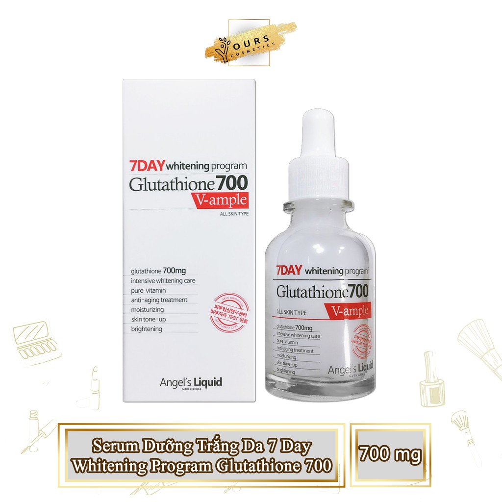 [ การกระจายอย ่ างเป ็ นทางการ ] Glutathione 7Day Angel 's Liquid Whitening Serum - Glutathione Whitening Serum