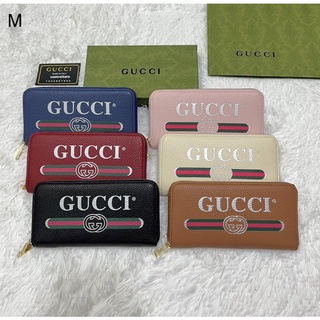 gucci 🔈กระเป๋าตังค์กุชชี่ กระเป๋าตังค์ซิบรอบใบยาว กระเป๋าตังค์ผู้หญิง กระเป๋าสตางค์