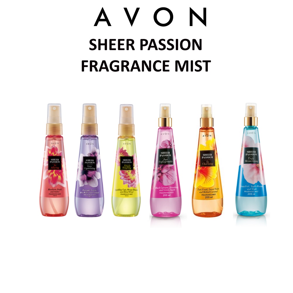 🌟 สเปรย์ น้ำหอม เอวอน AVON SHEER PASSION FRAGRANCE MIST