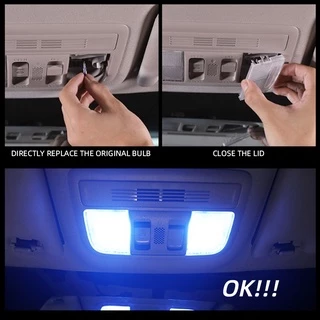 1PC T10 หลอดไฟ Led โดมไฟภายในรถ Festoon 31 มม.BA9S Led T4W W5W C10W C5W 28 มม.36 มม.39 มม.41 มม.