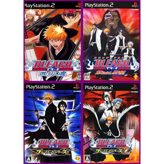 bleach บลีช เทพมรณะ แผ่นเกม PS2 ทุกภาค Playstation 2