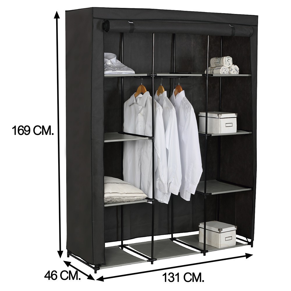 ตู้เสื้อผ้าสปันบอน  ประกอบเอง ราคาถูก #K13135A