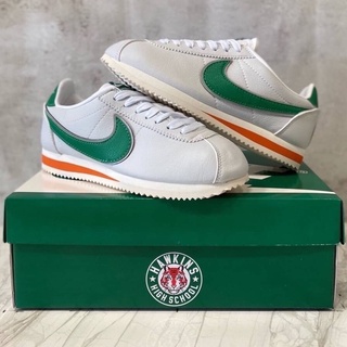 Nike Cortez x Stranger Things Hawkins รองเท้าผ้าใบ สําหรับผู้ชาย และผู้หญิง สินค้าพร้อมกล่อง