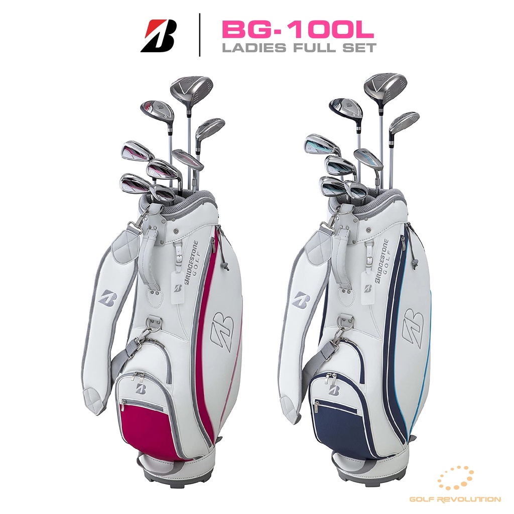 ฺBridgestone Full Set รุ่น BG-100L (ชุดไม้กอล์ฟเซ็ท สำหรับผู้หญิง) <<8 pcs  + caddie bag>> | Shopee Thailand