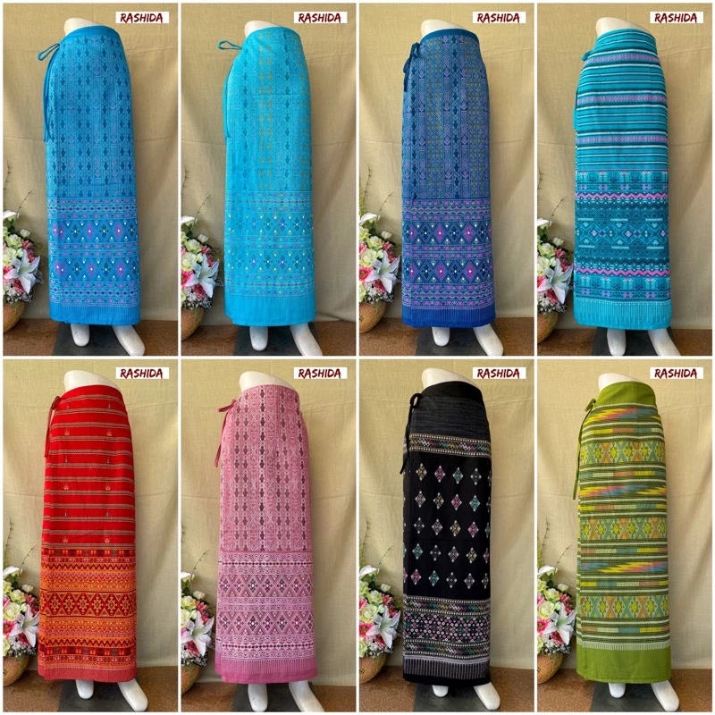 ผ้าถุงสำเร็จ ผ้าถุงใส่ไปวัด