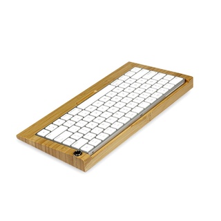 Bamboo Wood Craft Bluetooth Wireless Keyboard Stand Dock Holder For Apple IMac new Mac keyboard
