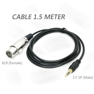 สายไมค์ 3.5SP to XLR Female 1.5/3/5M