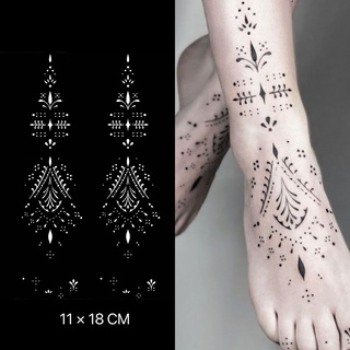 【Mars Tattoo】ใหม่ สติกเกอร์รอยสักชั่วคราว กึ่งถาวร 2 สัปดาห์ ติดทนนาน D184