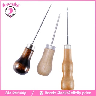 3pcs Wooden Handle Awl