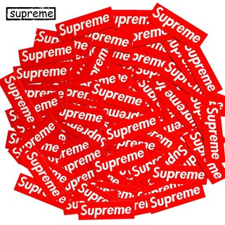 ชิ้นละ 3 บาท!!!Sup Supreme sticker สติกเกอร์กันน้ำรูปแบบที่แตกต่างกัน, 1 ชิ้น