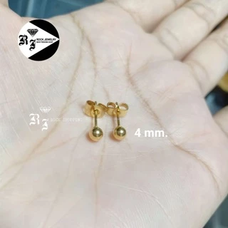 STUD(สำหรับคนแพ้ง่าย) ต่างหูหมุดมินิมอล สแตนเลสเกรดเครื่องมือแพทย์ (ราคา 1 คู่)