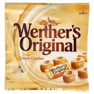 เวอร์เธอร์ ลูกอมสอดไส้ครีมเนย Werthers Classic Butter Cream Candy 80g