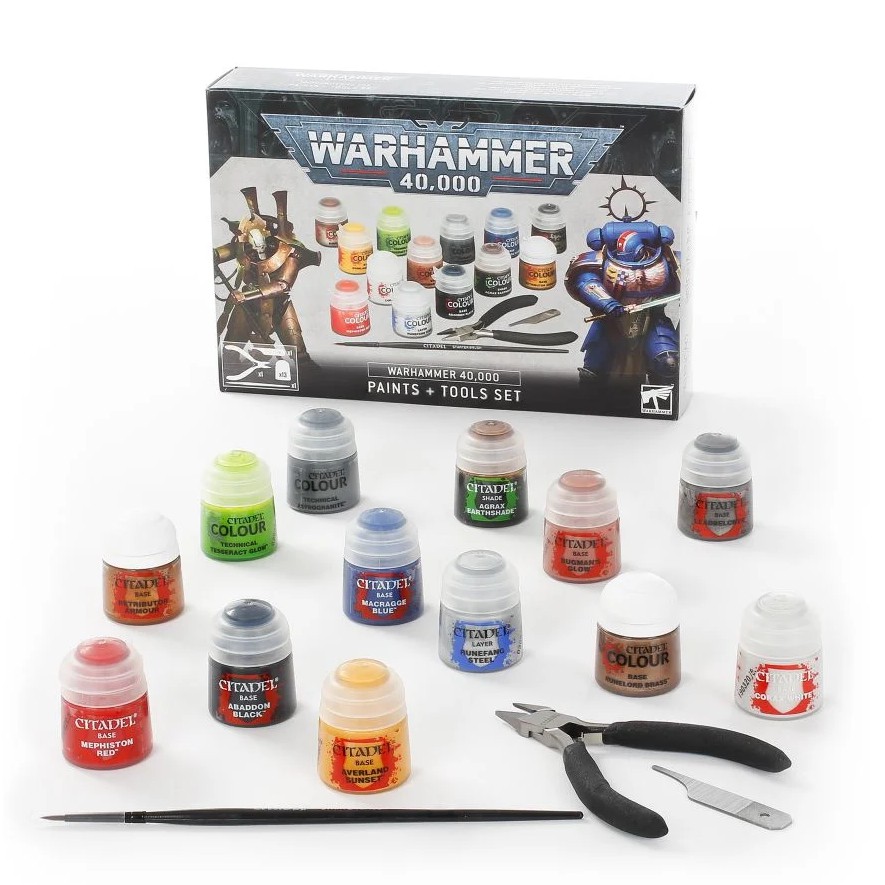 Warhammer 40K: PAINTS + TOOLS | Shopee Thailand