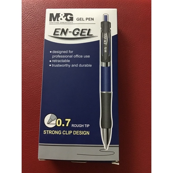 M&G EN-GEL ปากกาเจล แบบกด 0.7 ยกกล่อง 12 ด้าม