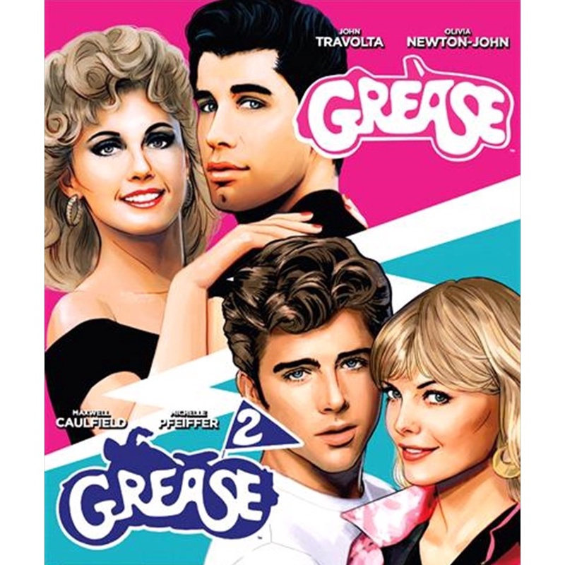 Grease กรีส ภาค 1-2 (1978),(1982) DVD ภาค 1 พากย์ไทย ภาค 2 บรรยายไทย