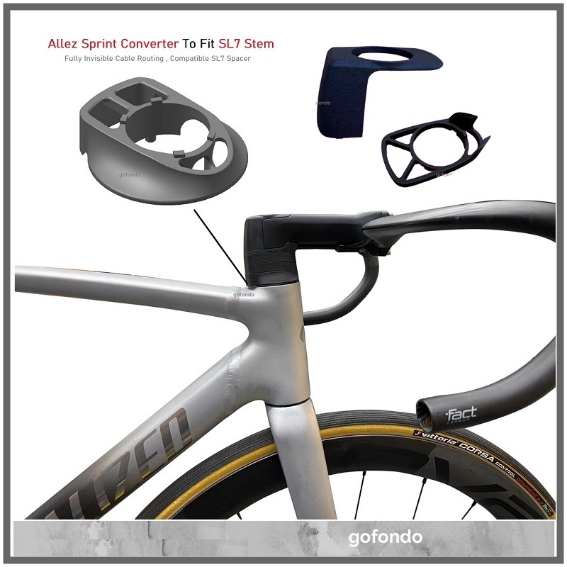 ตัวแปลงชุดหูฟัง Allez Sprint เฉพาะสําหรับ S-Works Tarmac SL7 SL8 & VENGE Stem