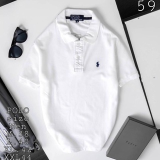 เสื้อโปโล POLO Ralph Lauren Polo-Shirt Men โลโก้ปัก แท้💯 ส่งฟรี