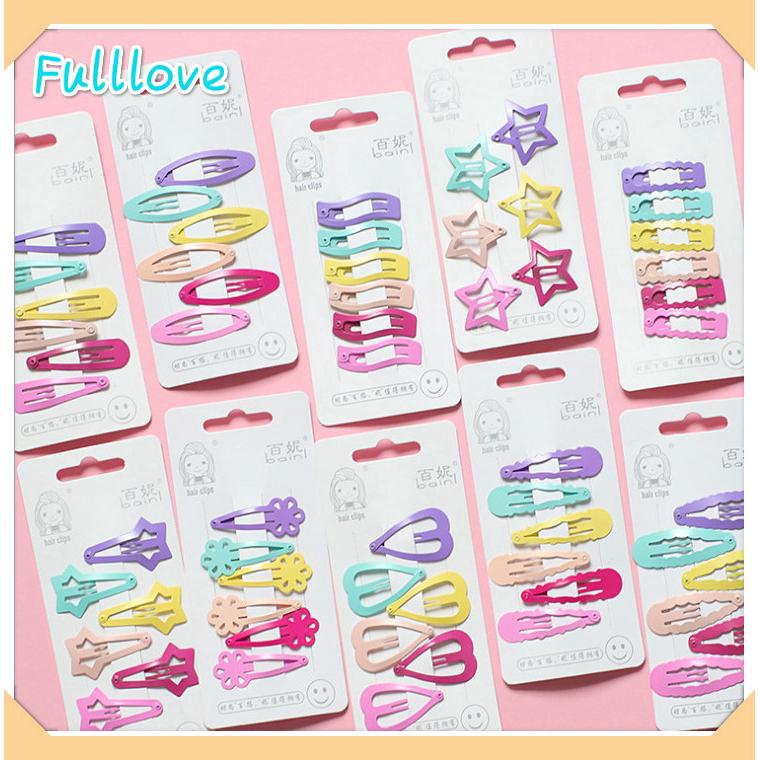 FL 6 Pcs  กิ๊บติดผม กิ๊บ กิ๊บติดผมเด็ก กิ๊บหนีบผม เครื่องประดับ เครื่องประดับผม Hair Clip