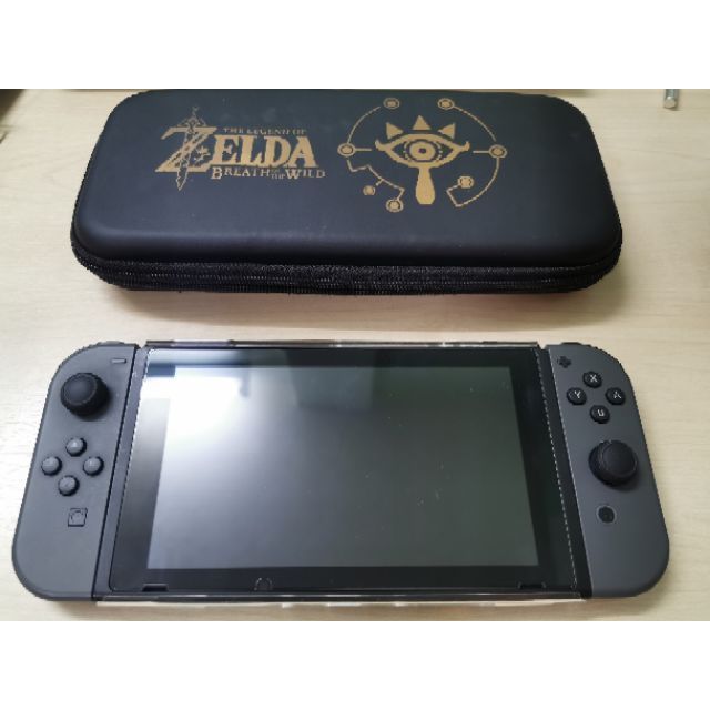 Nintendo Switch Grey มือสอง​สภาพ​90% แถมกระเป๋า​ Zelda กระเป๋าหิ้ว​ ปุ่มกดยางหุ้ม​ สายครบ​มีกล่อง