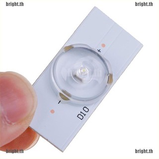 Brith โคมไฟลูกปัด 3v 6v smd 20 ชิ้น พร้อมเลนส์ออปติคอล สําหรับซ่อมแซม 32-65 นิ้ว led