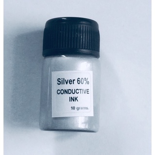 กาวเงินนำไฟฟ้า ซ่อมแผ่นปรินท์ Silver conductive paint เงิน electrolube Silver Conductive Paint ขนาด 10 กรัม นำสื่อ100%