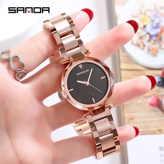 Luxury Brand lady Crystal Watch Women Dress Watch Fashion Rose Gold Quartz Watches Female Stainless Steel Wristwatches P