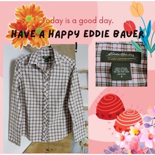 เสื้อเชิ้ตหญิง Eddie Bauer แท้100%